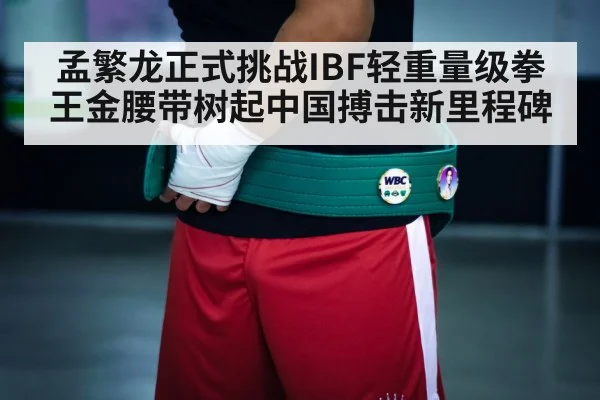 孟繁龙正式挑战IBF轻重量级拳王金腰带树起中国搏击新里程碑